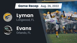 Recap: Lyman  vs. Evans  2022