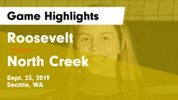 Roosevelt  vs North Creek  Game Highlights - Sept. 23, 2019