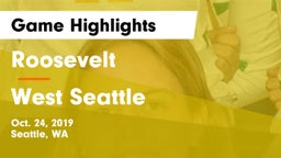 Roosevelt  vs West Seattle Game Highlights - Oct. 24, 2019