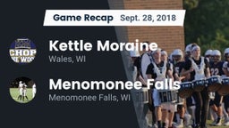 Recap: Kettle Moraine  vs. Menomonee Falls  2018