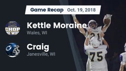Recap: Kettle Moraine  vs. Craig  2018