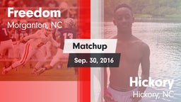 Matchup: Freedom vs. Hickory  2016