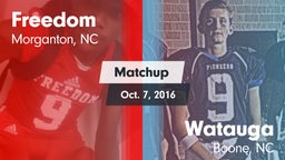 Matchup: Freedom vs. Watauga  2016