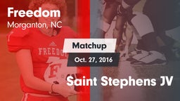 Matchup: Freedom vs. Saint Stephens  JV 2016
