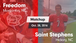 Matchup: Freedom vs. Saint Stephens  2016