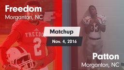 Matchup: Freedom vs. Patton  2016