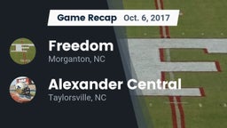 Recap: Freedom  vs. Alexander Central  2017