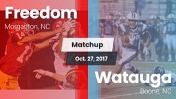 Matchup: Freedom vs. Watauga  2017