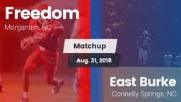 Matchup: Freedom vs. East Burke  2018