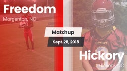 Matchup: Freedom vs. Hickory  2018