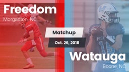 Matchup: Freedom vs. Watauga  2018