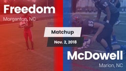 Matchup: Freedom vs. McDowell   2018