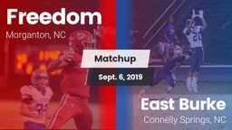 Matchup: Freedom vs. East Burke  2019