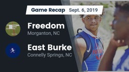 Recap: Freedom  vs. East Burke  2019