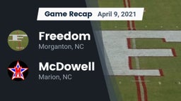 Recap: Freedom  vs. McDowell   2021