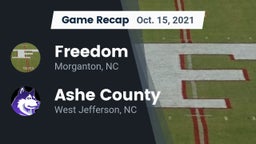 Recap: Freedom  vs. Ashe County  2021