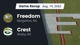 Recap: Freedom  vs. Crest  2022