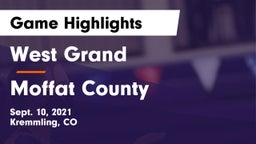West Grand  vs Moffat County Game Highlights - Sept. 10, 2021