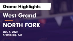 West Grand  vs NORTH FORK  Game Highlights - Oct. 1, 2022