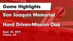San Joaquin Memorial  vs Hard Driven-Mission Oak Game Highlights - Sept. 20, 2019