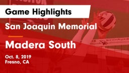 San Joaquin Memorial  vs Madera South  Game Highlights - Oct. 8, 2019