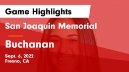 San Joaquin Memorial  vs Buchanan  Game Highlights - Sept. 6, 2022