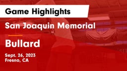 San Joaquin Memorial  vs Bullard  Game Highlights - Sept. 26, 2023