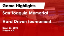 San Joaquin Memorial  vs Hard Driven tournament  Game Highlights - Sept. 23, 2023