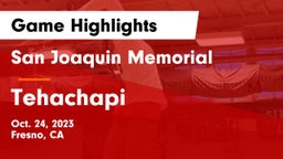 San Joaquin Memorial  vs Tehachapi Game Highlights - Oct. 24, 2023