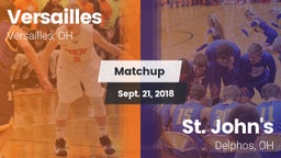 Matchup: Versailles vs. St. John's  2018