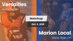 Matchup: Versailles vs. Marion Local  2018