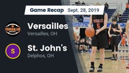 Recap: Versailles  vs. St. John's  2019