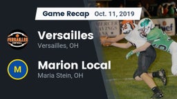 Recap: Versailles  vs. Marion Local  2019