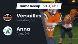 Recap: Versailles  vs. Anna  2019