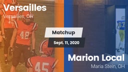 Matchup: Versailles vs. Marion Local  2020