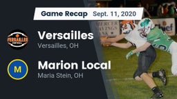 Recap: Versailles  vs. Marion Local  2020