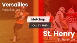 Matchup: Versailles vs. St. Henry  2020