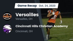 Recap: Versailles  vs. Cincinnati Hills Christian Academy 2020