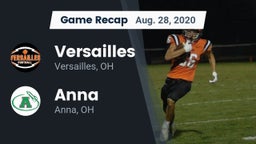 Recap: Versailles  vs. Anna  2020