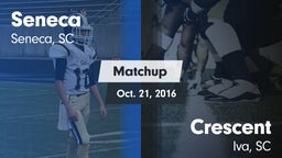 Matchup: Seneca vs. Crescent  2016