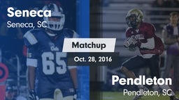 Matchup: Seneca vs. Pendleton  2016