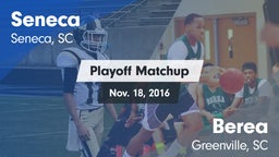 Matchup: Seneca vs. Berea  2016