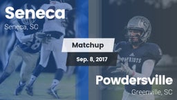 Matchup: Seneca vs. Powdersville  2017