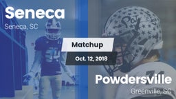 Matchup: Seneca vs. Powdersville  2018