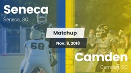 Matchup: Seneca vs. Camden  2018