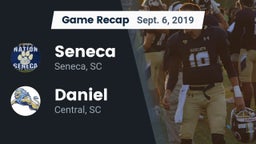 Recap: Seneca  vs. Daniel  2019