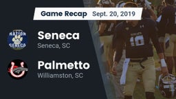 Recap: Seneca  vs. Palmetto  2019