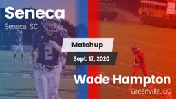 Matchup: Seneca vs. Wade Hampton  2020