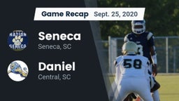 Recap: Seneca  vs. Daniel  2020