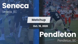 Matchup: Seneca vs. Pendleton  2020